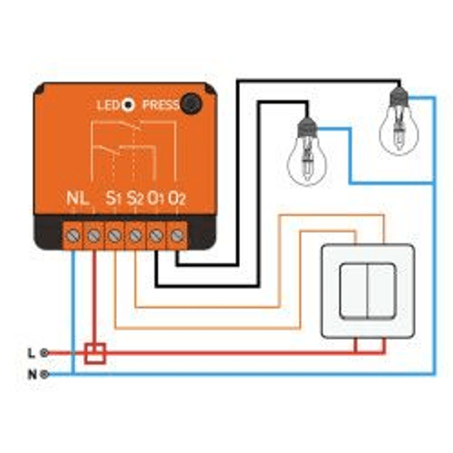 NODON MICROMODULE COMMUTATEUR DOUBLE ENOCEAN (VERSION QUICKMOVE)
