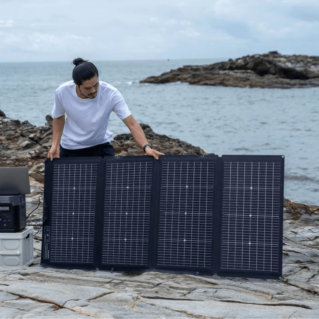 EcoFlow 220 W Panneau solaire bifacial portable
