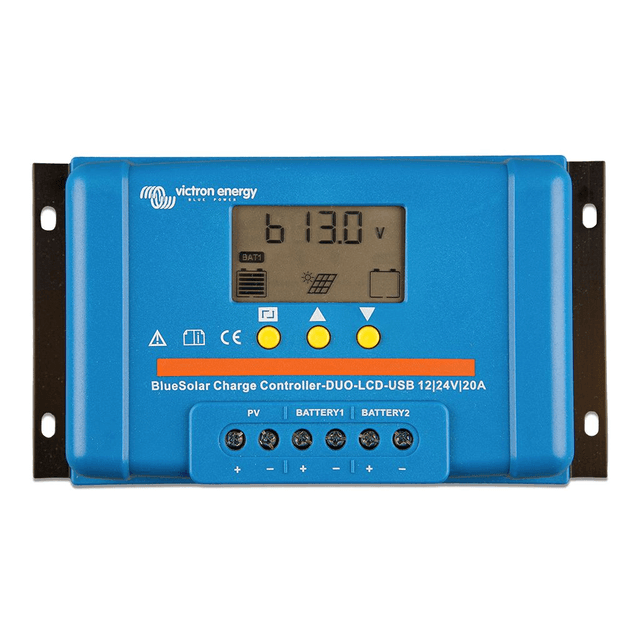 VICTRON [SCC010020060] BlueSolar PWM DUO-LCD&amp;USB 12/24V-20A