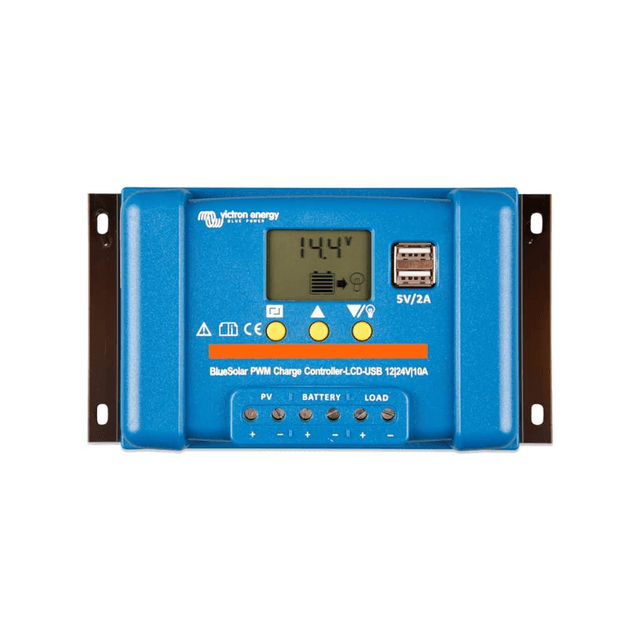 VICTRON [SCC010010050] BlueSolar PWM-LCD&amp;USB 12/24V-10A